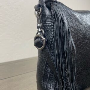 THE SAK Black leather crossbody